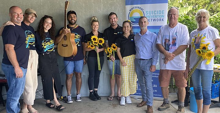 People at a Whitsunday Suicide Prevention Network event