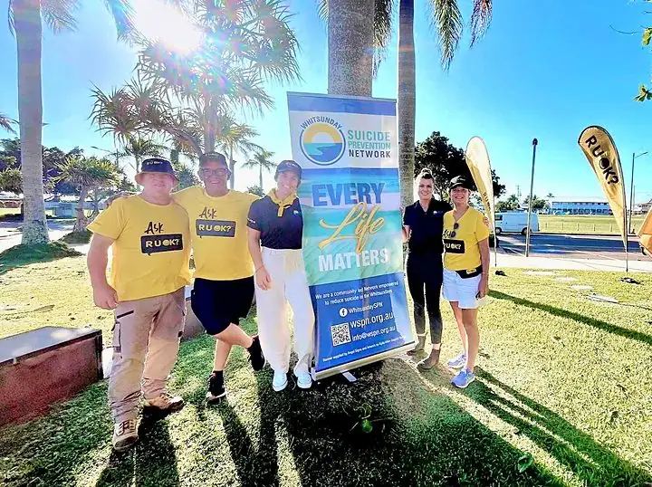 People at a Whitsunday Suicide Prevention Network event