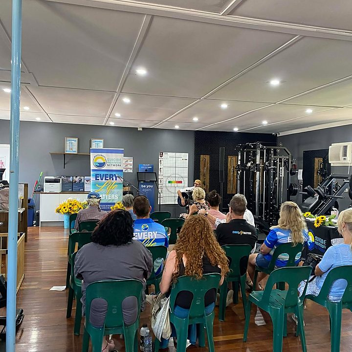 People at a Whitsunday Suicide Prevention Network event