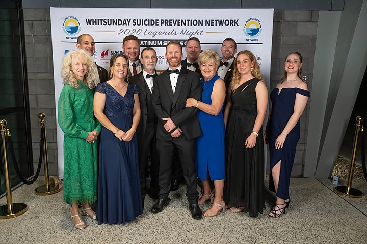 People at a Whitsunday Suicide Prevention Network event
