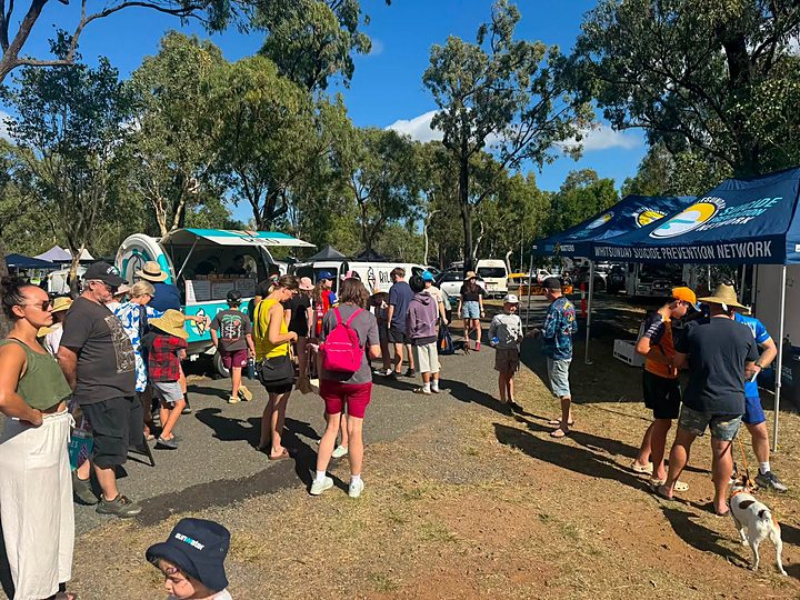 People at a Whitsunday Suicide Prevention Network event